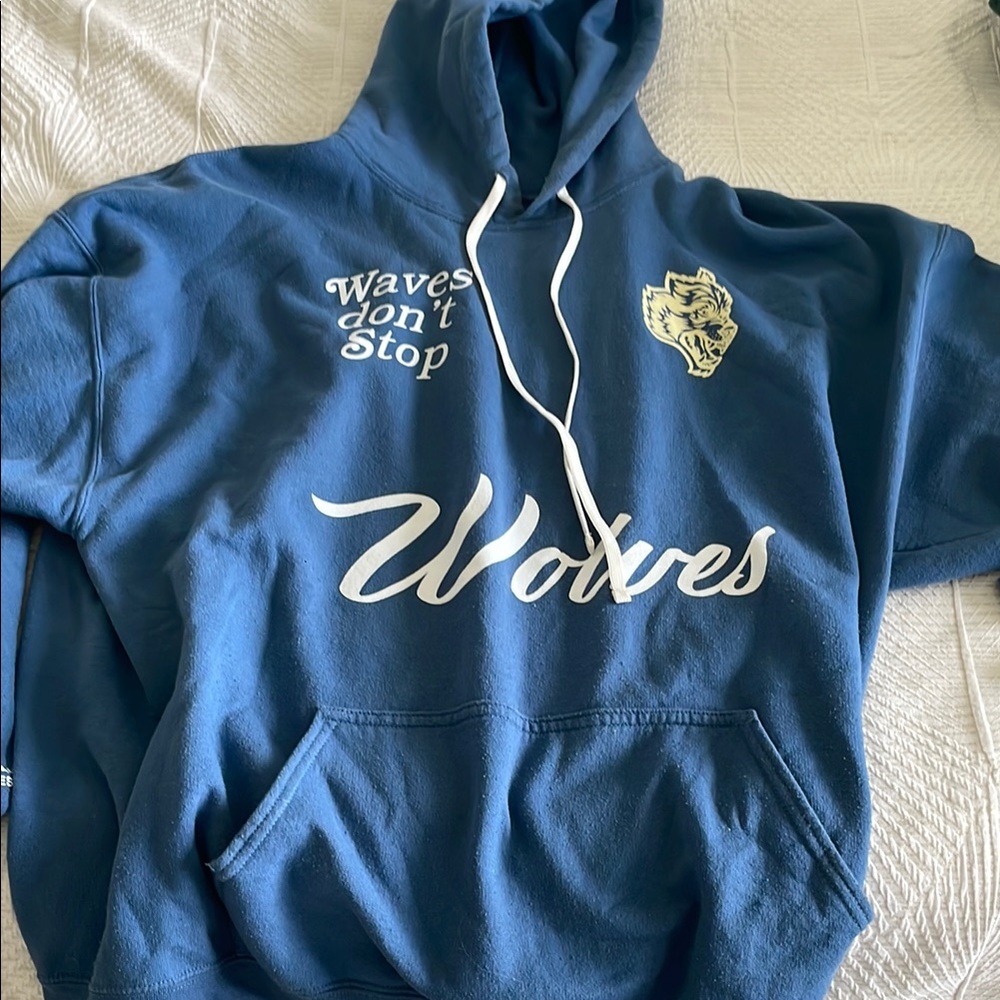 Blue Crewneck Hoodie by Darc Sport